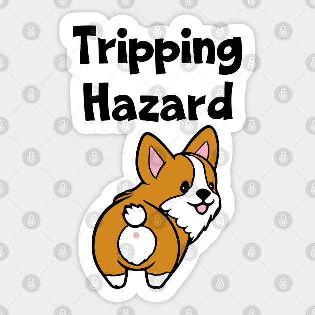 Tripping Hazard Sticker by KayBee Gift Shop